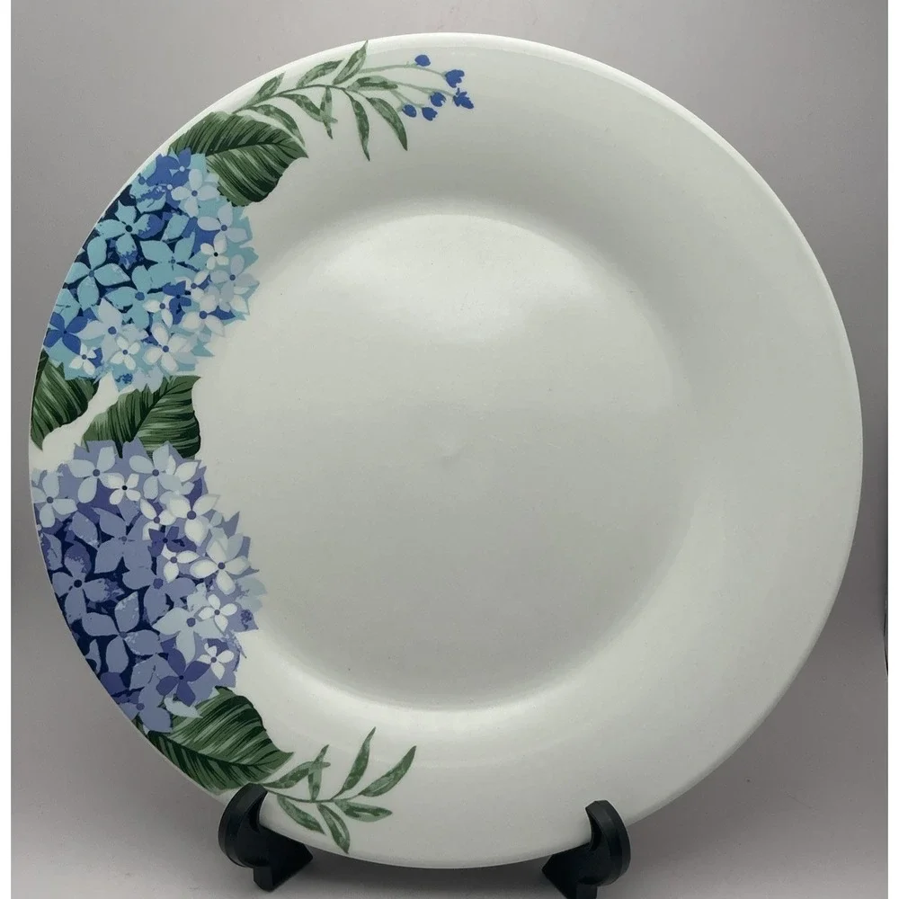 Royal Norfolk Blue Hydrangea Dinner Plates 10.5